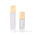Cosmetic essential oil roller frosted glass bottle